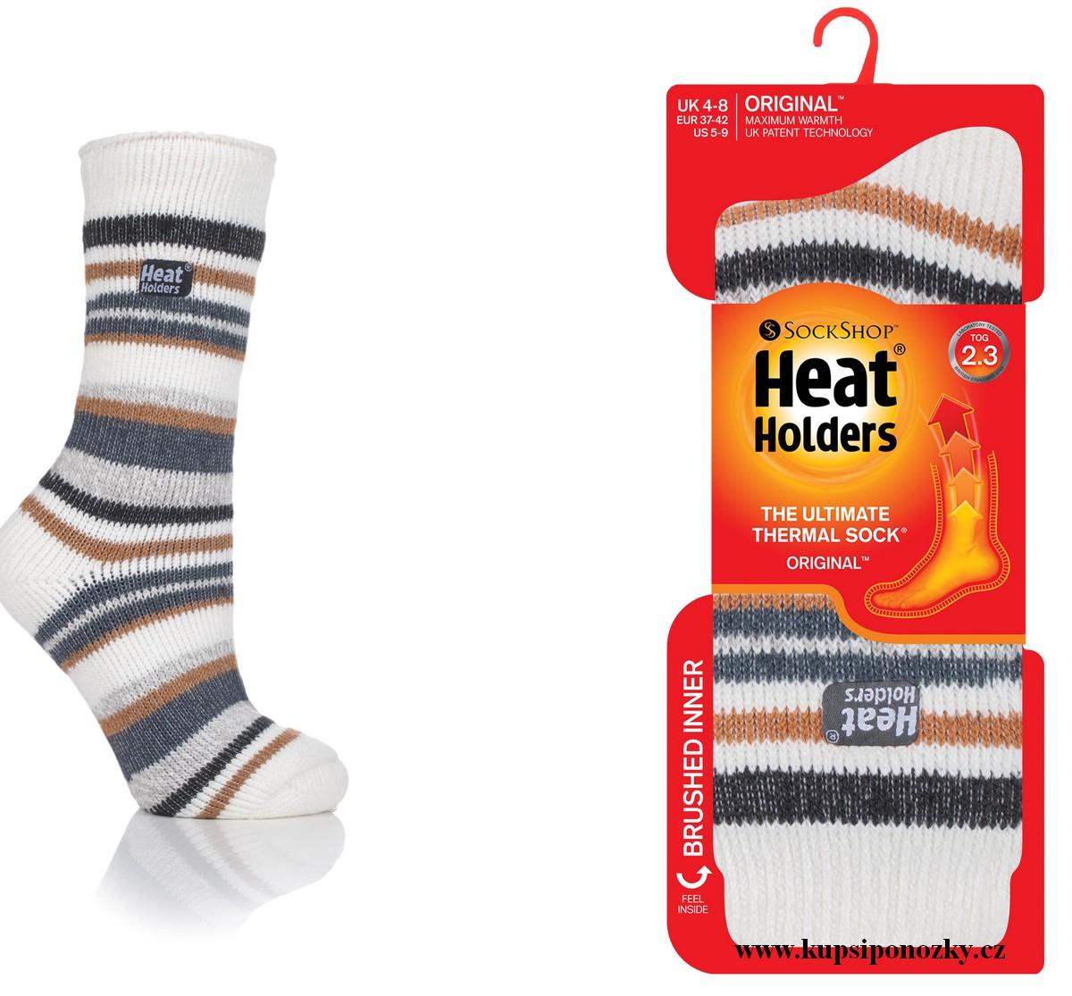 HEAT HOLDERS dámské ponožky stripe KAIZEN BSLHH461, vel. 37-41 HEAT HOLDERS HEAT HOLDERS dámské ponožky stripe KAIZEN BSLHH461, vel. 37-41 HEAT HOLDERS
