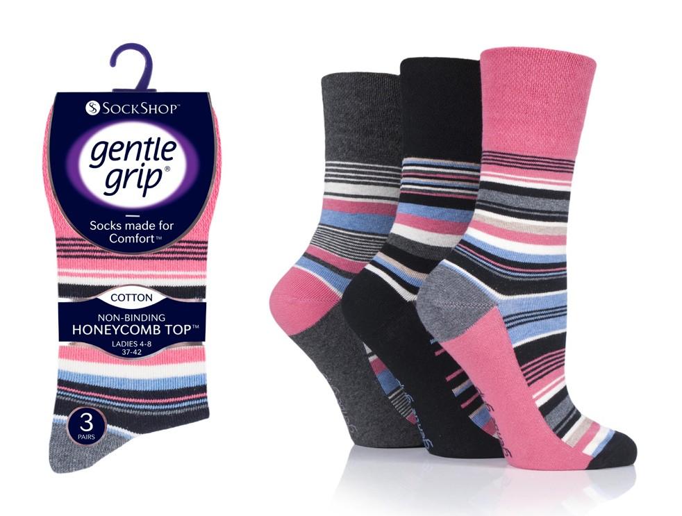 Dámské ponožky volný lem GENTLE GRIP SOLRH196, vel. 37-42 GENTLE GRIP-nesvíravý lem Dámské ponožky volný lem GENTLE GRIP SOLRH196, vel. 37-42 GENTLE GRIP-nesvíravý lem