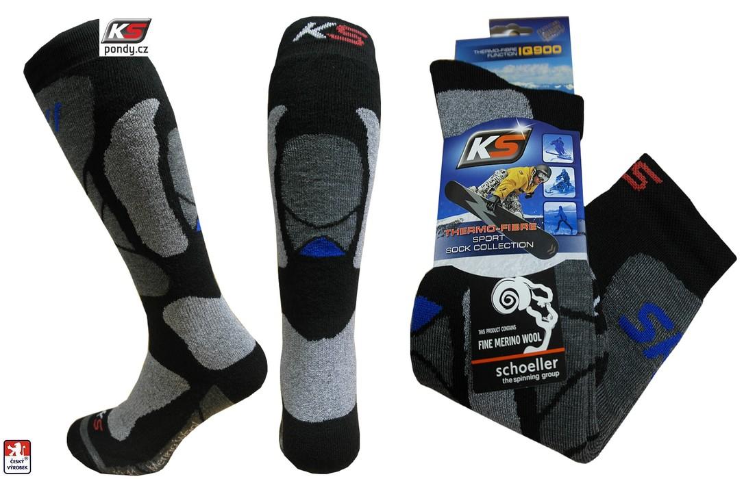 KS Podkolenky thermo funkční s MERINO vlnou KS-SKI2 KS-sportovní řada PONDY K