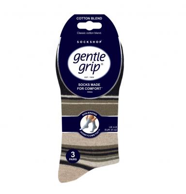 GENTLE GRIP-nesvíravý lem: Dámské ponožky volný lem GENTLE GRIP SOLRH289, vel. 37-42
